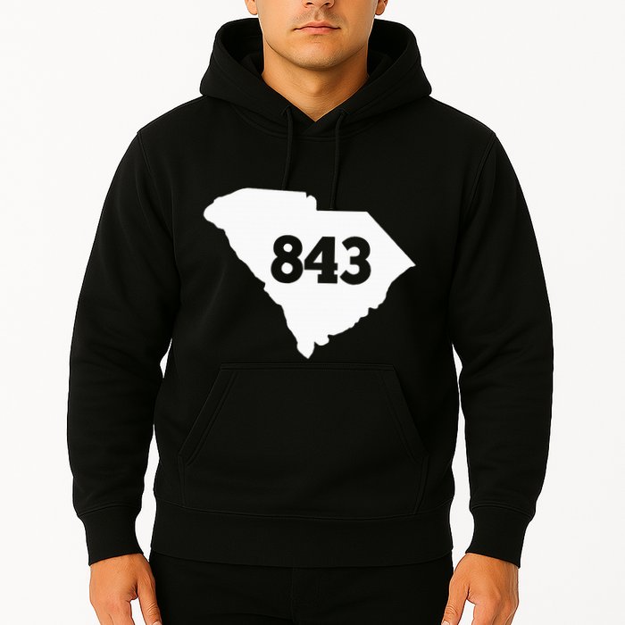 South Carolina 843 Area Code Hoodie