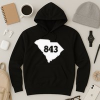 South Carolina 843 Area Code Hoodie