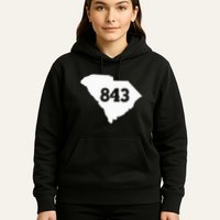 South Carolina 843 Area Code Hoodie