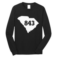 South Carolina 843 Area Code Long Sleeve Shirt