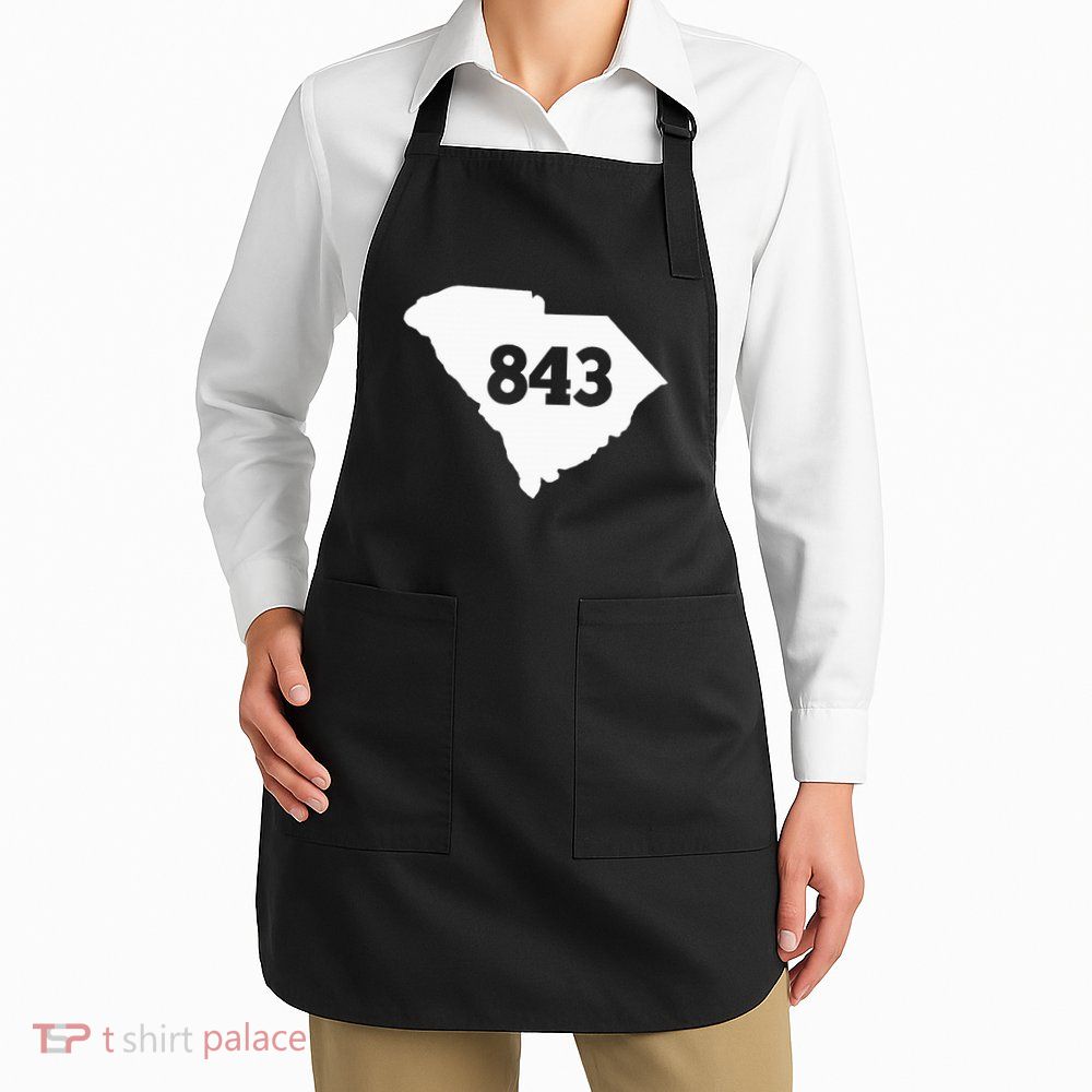 South Carolina 843 Area Code Apron