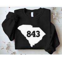 South Carolina 843 Area Code Sweatshirt
