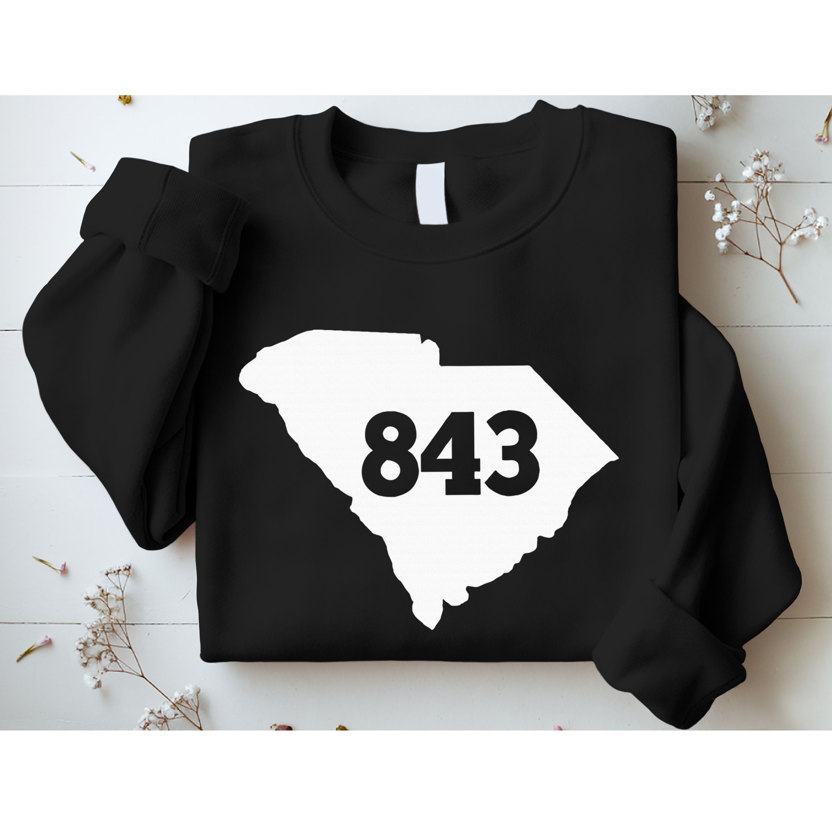 South Carolina 843 Area Code Sweatshirt
