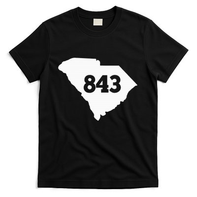 South Carolina 843 Area Code T-Shirt