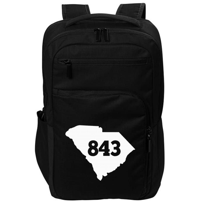 South Carolina 843 Area Code Impact Tech Backpack