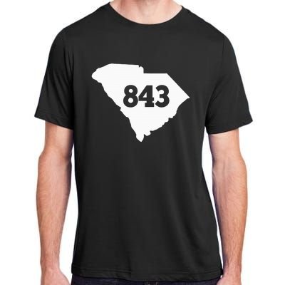 South Carolina 843 Area Code Adult ChromaSoft Performance T-Shirt