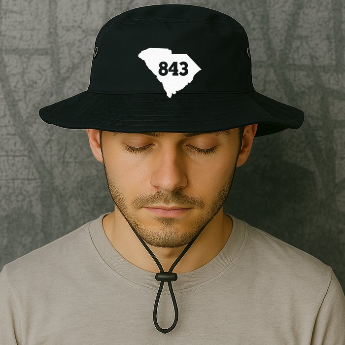 South Carolina 843 Area Code Bucket Hat