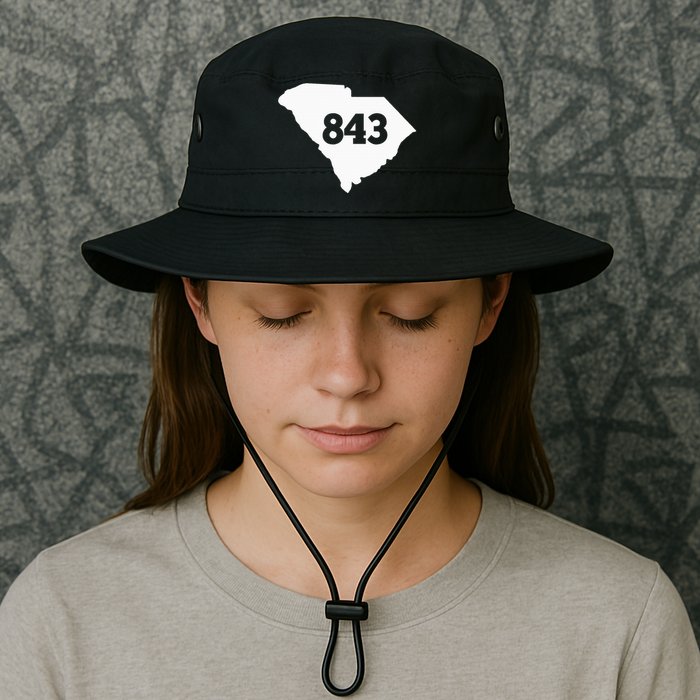 South Carolina 843 Area Code Bucket Hat