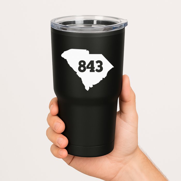 South Carolina 843 Area Code Tumbler
