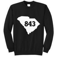 South Carolina 843 Area Code Tall Sweatshirt
