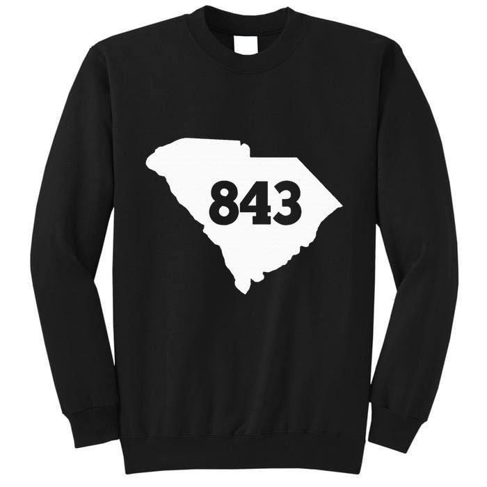 South Carolina 843 Area Code Tall Sweatshirt