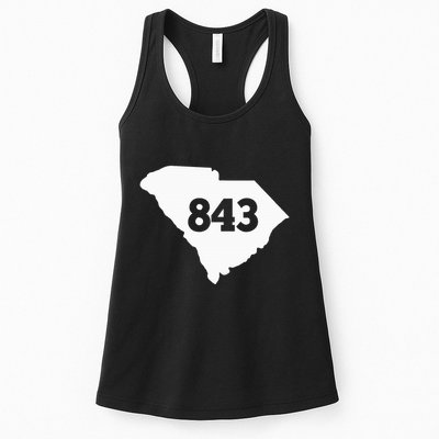 South Carolina 843 Area Code Womens Tank Top