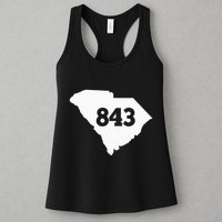 South Carolina 843 Area Code Womens Tank Top