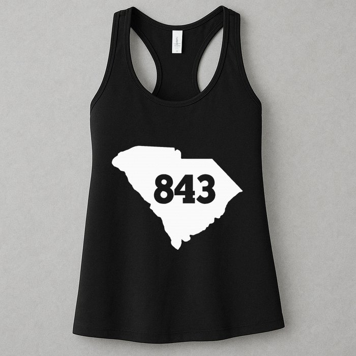 South Carolina 843 Area Code Womens Tank Top