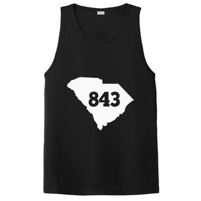South Carolina 843 Area Code PosiCharge Competitor Tank