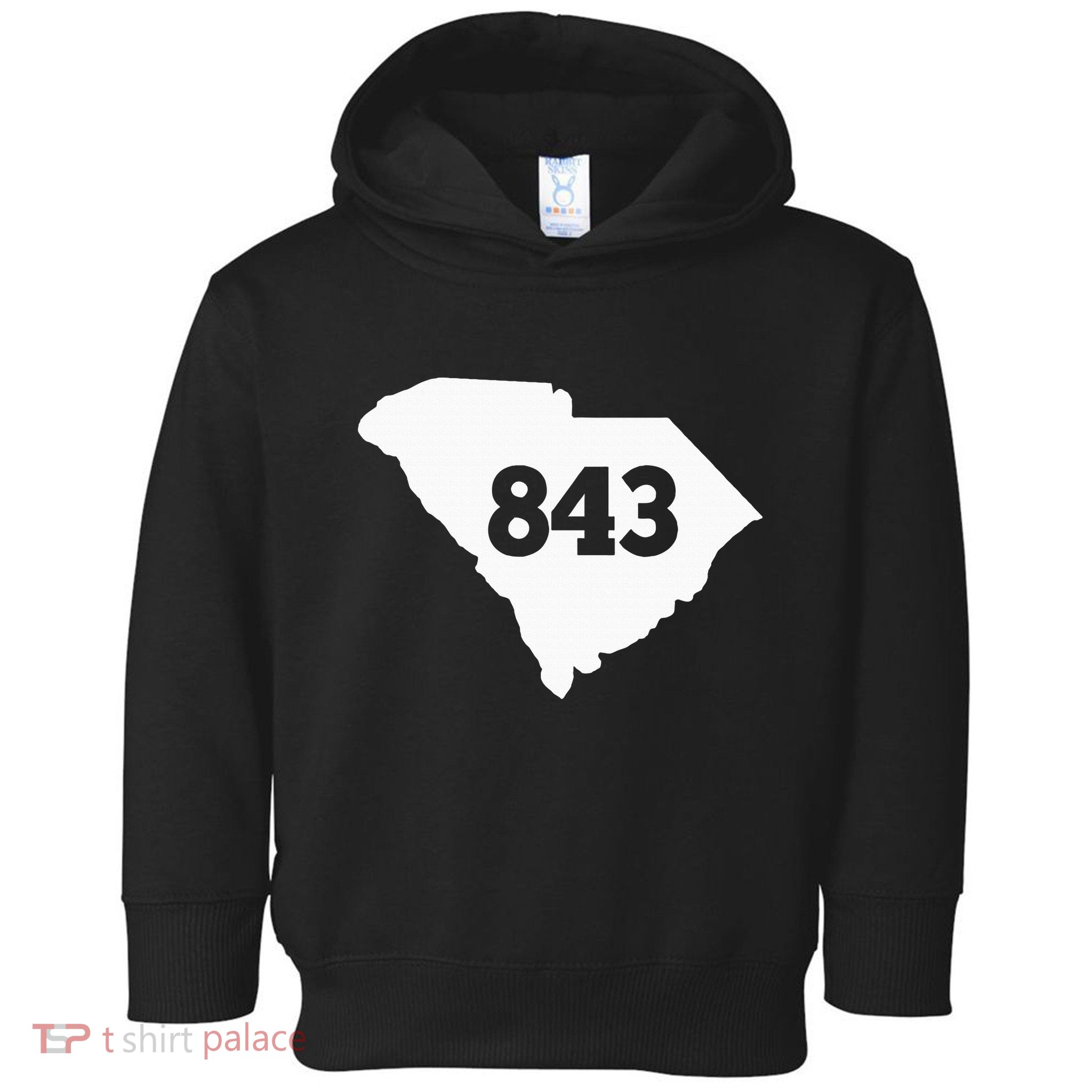 South Carolina 843 Area Code Toddler Hoodie
