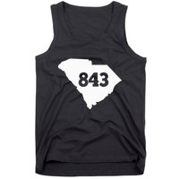 South Carolina 843 Area Code Tank Top
