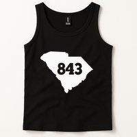 South Carolina 843 Area Code Tank Top
