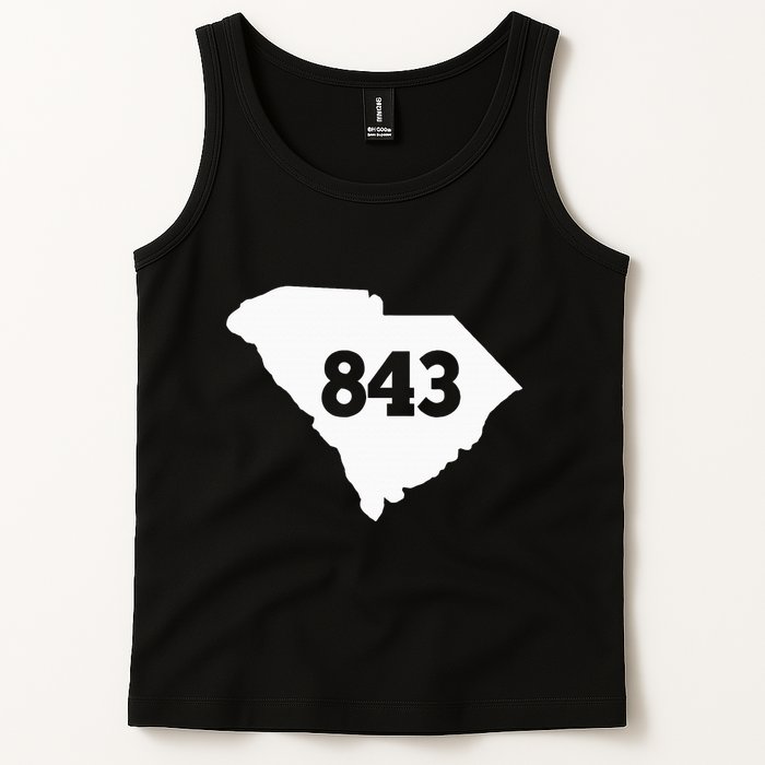 South Carolina 843 Area Code Tank Top
