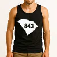 South Carolina 843 Area Code Tank Top