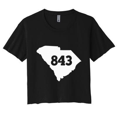 South Carolina 843 Area Code Crop Top