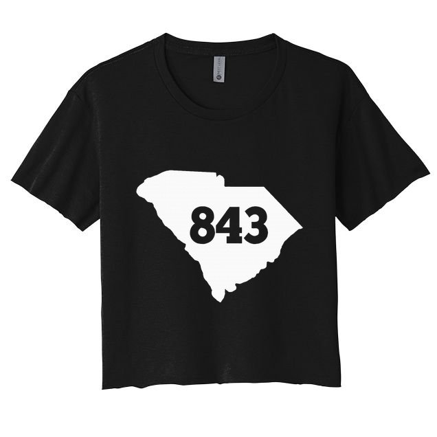 South Carolina 843 Area Code Crop Top