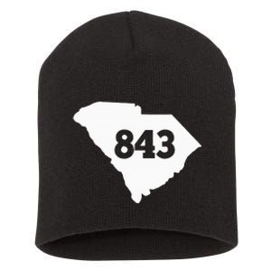 South Carolina 843 Area Code Short Acrylic Beanie