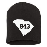 South Carolina 843 Area Code Short Acrylic Beanie