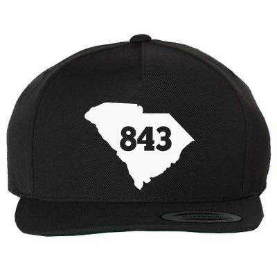 South Carolina 843 Area Code Wool Snapback Cap