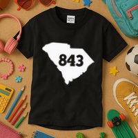 South Carolina 843 Area Code Kids T-Shirt