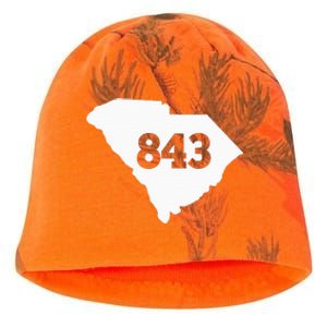 South Carolina 843 Area Code Kati - Camo Knit Beanie