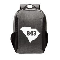South Carolina 843 Area Code Vector Backpack