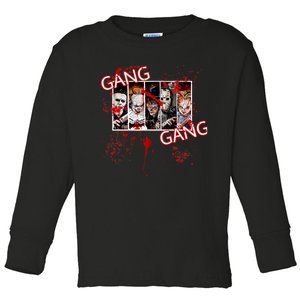 Scary Classic 90s Movie Gear For Halloween & Movie Buffs Toddler Long Sleeve Shirt