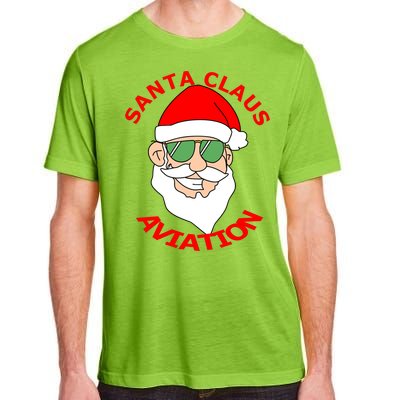 Santa Claus Aviation Meaningful Gift Adult ChromaSoft Performance T-Shirt