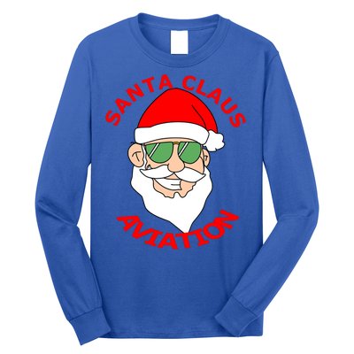 Santa Claus Aviation Meaningful Gift Long Sleeve Shirt