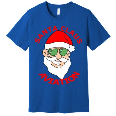 Santa Claus Aviation Meaningful Gift Premium T-Shirt