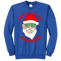 Santa Claus Aviation Meaningful Gift Tall Sweatshirt