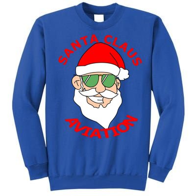 Santa Claus Aviation Meaningful Gift Tall Sweatshirt