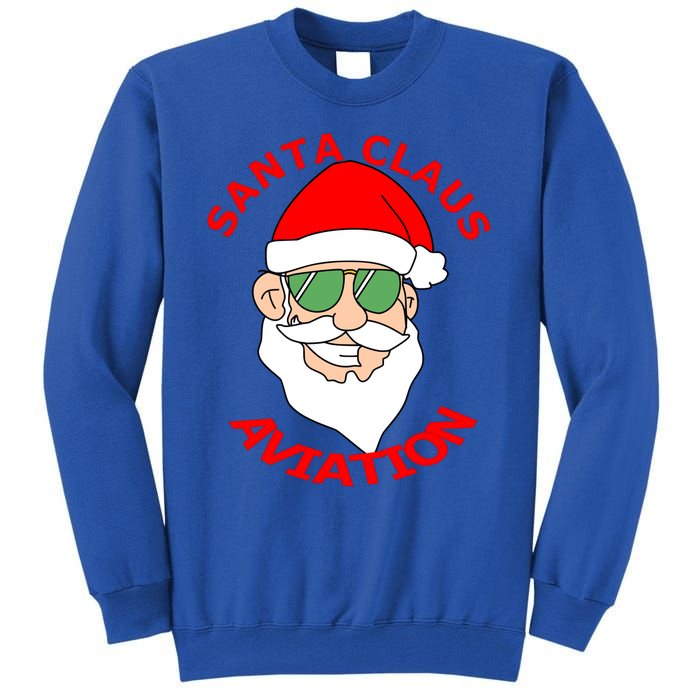 Santa Claus Aviation Meaningful Gift Tall Sweatshirt