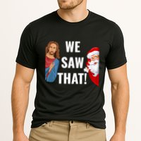 Santa Claus And Jesus Christ I Saw That Funny Christian Meme Gift Cooling Performance Crew T-Shirt