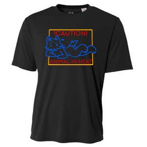 Steak Caution Animal In Heat Cooling Performance Crew T-Shirt