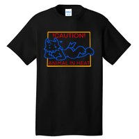 Steak Caution Animal In Heat Tall T-Shirt