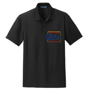 Steak Caution Animal In Heat Dry Zone Grid Polo