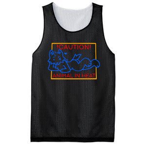 Steak Caution Animal In Heat Mesh Reversible Basketball Jersey Tank