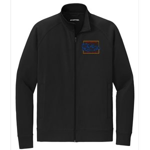 Steak Caution Animal In Heat Stretch Full-Zip Cadet Jacket