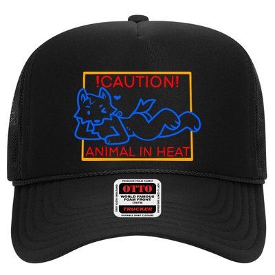 Steak Caution Animal In Heat Trucker Hat