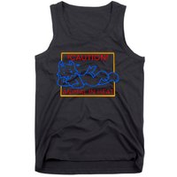 Steak Caution Animal In Heat Tank Top