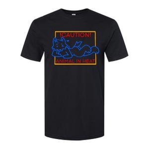 Steak Caution Animal In Heat Softstyle CVC T-Shirt