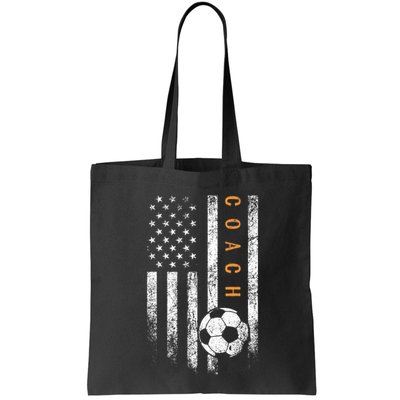 Soccer Coach American Flag Design Soccer Trainer Coaching Bag