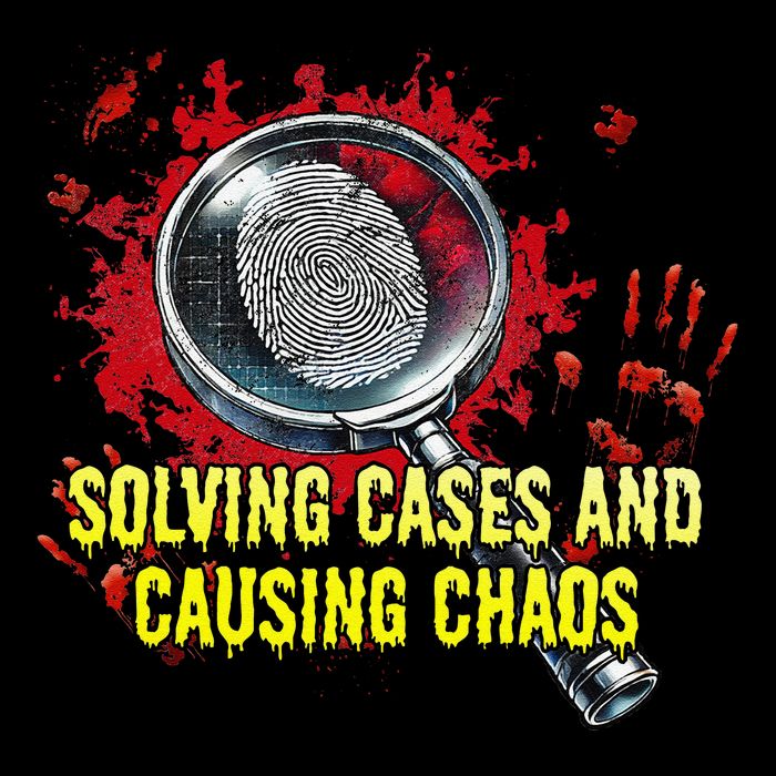 Solving Cases And Causing Chaos Funny Humor Sweatshirt